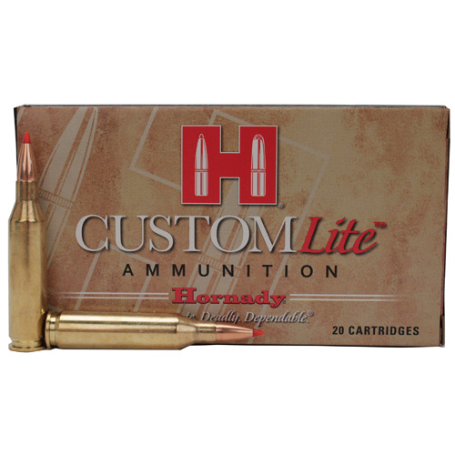 HORNADY CUSTOM LITE 243 WIN 87GR SST 20RD 10BX/CS - for sale