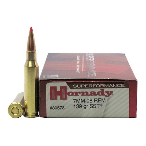 HORNADY 7MM-08 REM 139GR SST SPF 20RD 10BX/CS - for sale