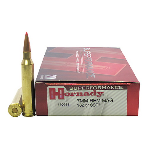 HORNADY SPF 7MM REM MAG 162GR SST 20RD 10BX/CS - for sale