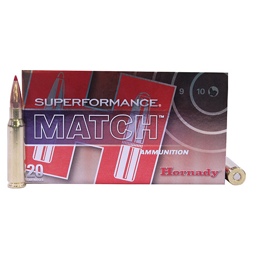 HORNADY MATCH 308 WIN 168GR ELD MATCH SPF 20RD 10BX/CS - for sale