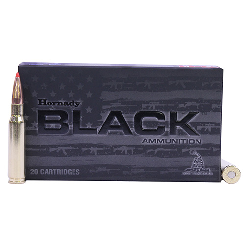 HORNADY BLACK 308 WIN 168GR A-MAX MATCH 20RD 10BX/CS - for sale