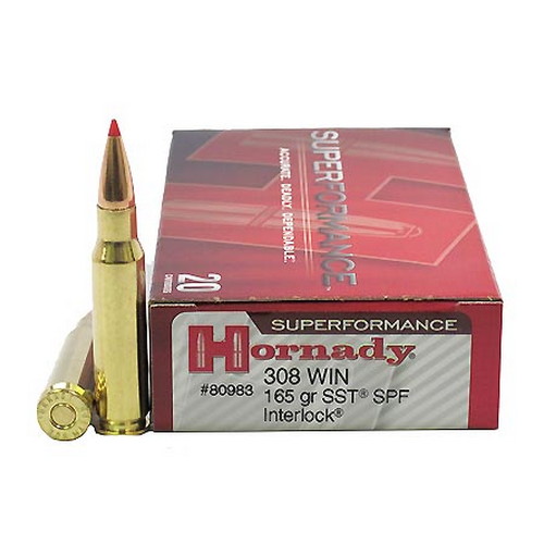 HORNADY SPF 308 WIN 165GR SST 20RD 10BX/CS - for sale