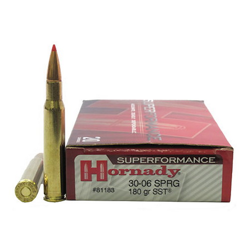 Hornady - Superformance - .30-06 - AMMO SPF 30-06 SPRG 180GR SST 20/BX for sale