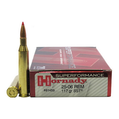 HORNADY SPF 25-06 REM 117GR SST 20RD 10BX/CS - for sale