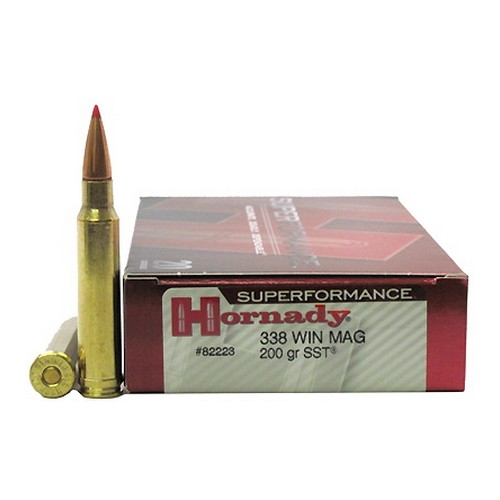 HORNADY SPF 338 WIN MAG 200GR SST 20RD 10BX/CS - for sale