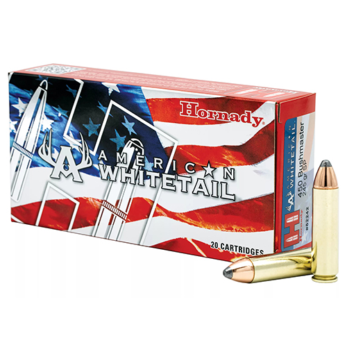 HORNADY WHITETAIL 450 BM 245GR INTERLOCK 20RD 10BX/CS - for sale