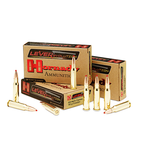HORNADY LEVEREVOLUTION 308 MARLIN 168GR FTX 20RD 10BX/CS - for sale