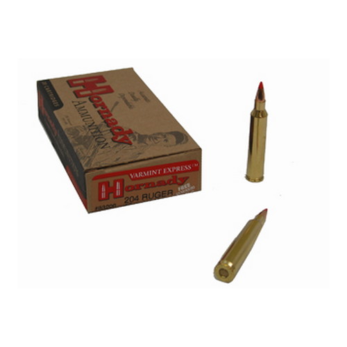 HORNADY VARMINT 204 RUGER 40GR V-MAX 20RD 10BX/CS - for sale