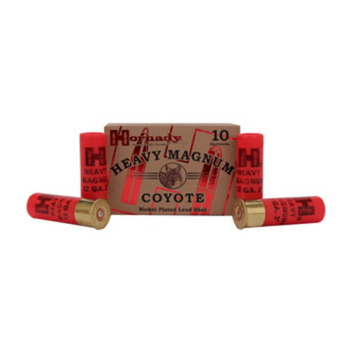 HORNADY 12GA 3" 1-1/2OZ NICKEL PLATED 00 BUCK 10RD 10BX/CS - for sale
