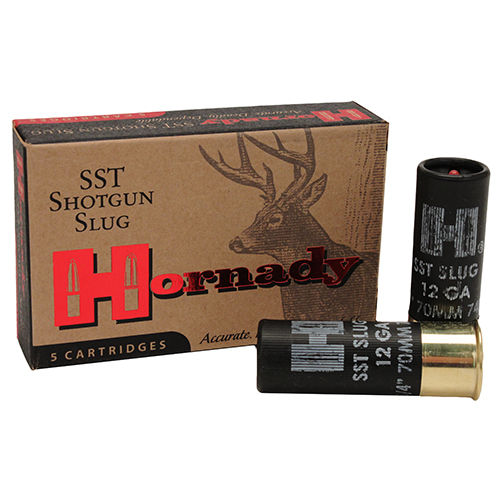 HORNADY 12GA SABOTED SLUG 2000FPS 300GR SST 5RD 20BX/CS - for sale