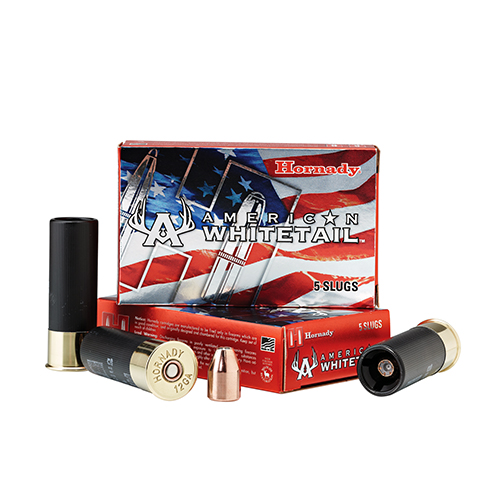 HORNADY WHITETAIL 12GA 2.75" INTERLOCK SLUG 5RD 20BX/CS - for sale