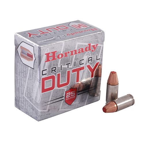 HORNADY CRITICAL DUTY 9MM +P 124GR FLEXLOCK 25RD 10BX/CS - for sale