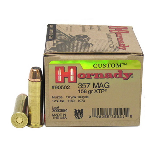 HORNADY 357 MAG 158GR XTP 25RD 10BX/CS - for sale