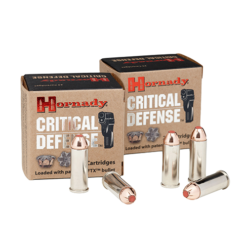 HORNADY CRITICAL DEFENSE 44 SW SPECIAL 165GR FTX 20RD 10BX/CS - for sale