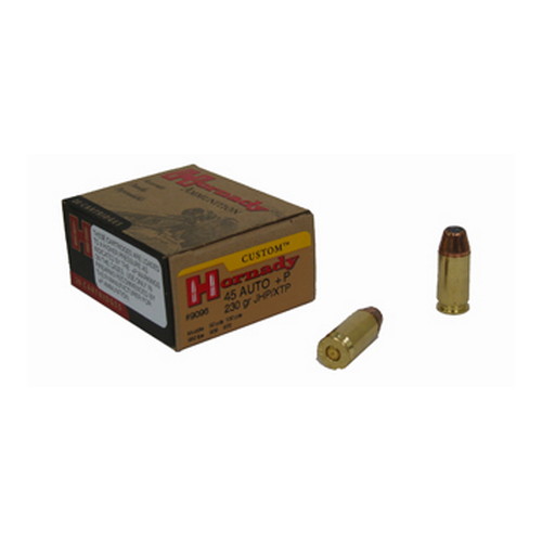 HORNADY 45 ACP +P 230GR XTP 20RD 10BX/CS - for sale