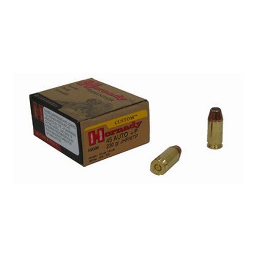 HORNADY 45ACP +P 230GR XTP 20RD 10BX/CS - for sale