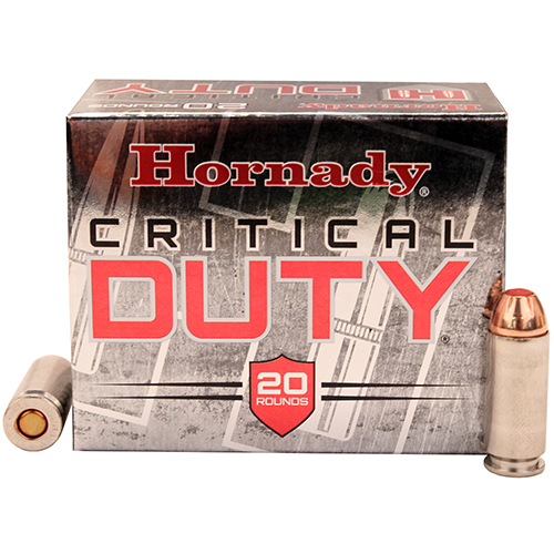 HORNADY CRITICAL DUTY 10MM 175GR FLEXLOCK 20RD 10BX/CS - for sale