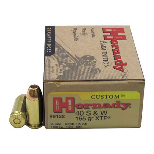 HORNADY 40 SW 155GR XTP 20RD 10BX/CS - for sale