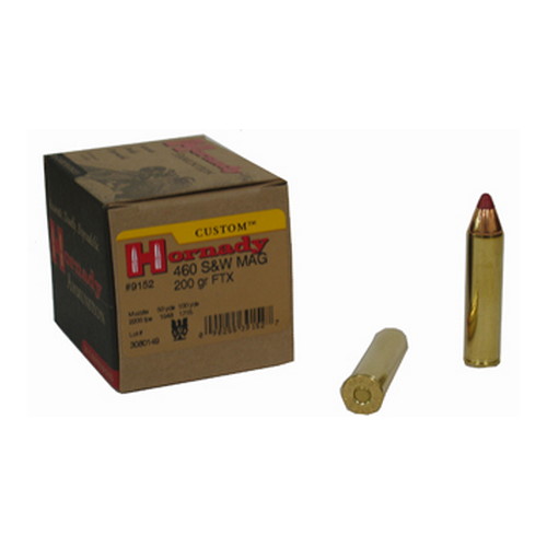 HORNADY 460SW MAGNUM 200GR FTX 20RD 10BX/CS - for sale