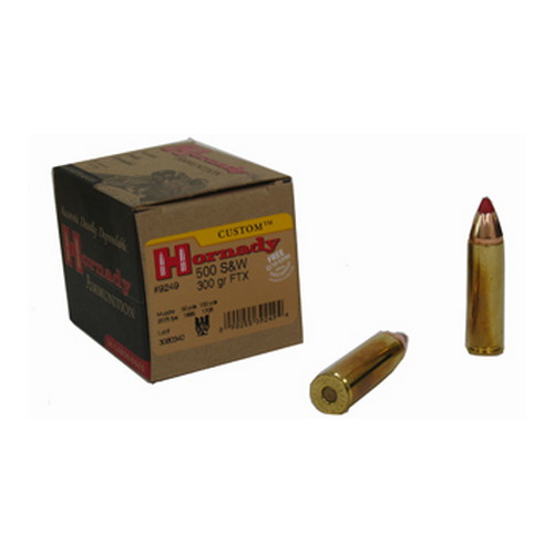 HORNADY 500SW MAGNUM 300GR FTX 20RD 10BX/CS - for sale