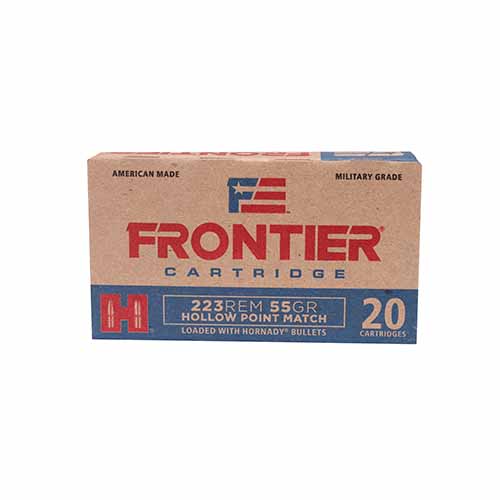 FRONTIER 223REM 55GR HP MATCH 20/500 - for sale