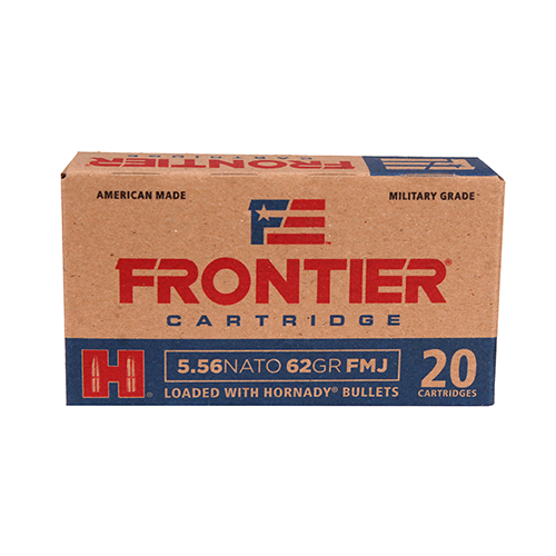 FRONTIER 556NATO 62GR FMJ 20/500 - for sale