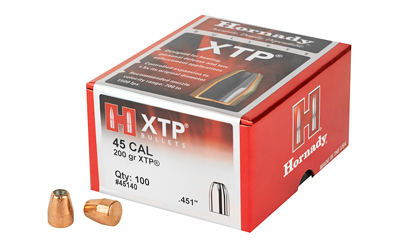 Hornady - XTP - 45 Caliber - BULLET 45 CAL 451 200 GR HP/XTP 100/BX for sale