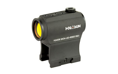 HOLOSUN 403 ENCLOSED RED 2MOA DOT PUSH BUTTON 20MM RIFLE - for sale