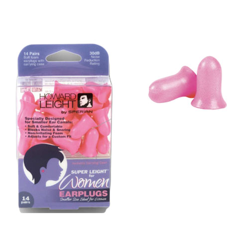 howard leight - Woman's Shooting Safety - SUPER LEIGHT FOR WOMEN FOAM EARPLUG 14PK for sale