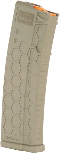 HEXMAG MAGAZINE AR-15 5.56X45 15RD FDE POLYMER SERIES 2 - for sale