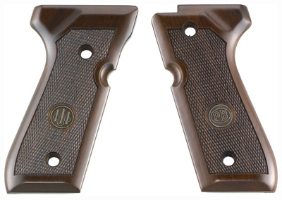 BERETTA GRIPS 92 96FS WOOD CHKRD - for sale