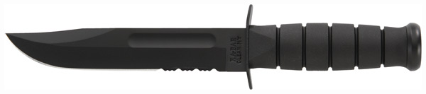 ka-bar knives - Fighting/Utility - FIGHT CLIP SERR 7IN W/NYL BLK for sale