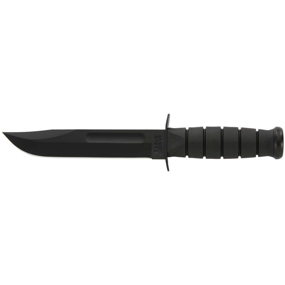 ka-bar knives - Fighting/Utility - FIGHT CLIP STRT 7IN BDE W/LTHR BLK for sale