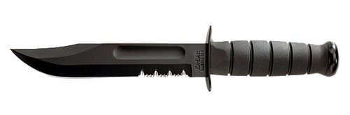 ka-bar knives - Fighting/Utility - FIGHT CLIP SERR 7IN W/NYL BLK for sale