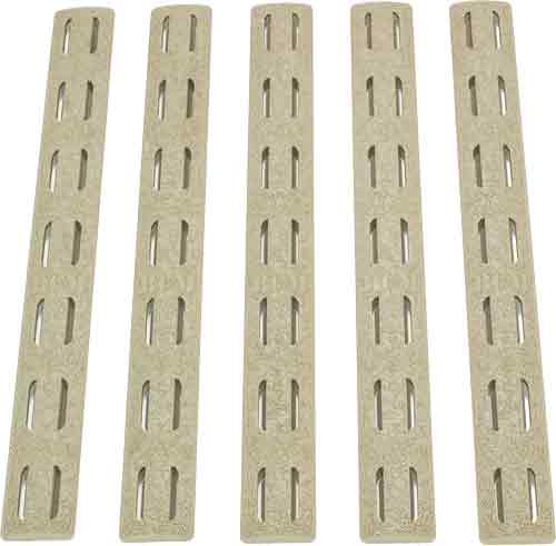 BCM RAIL PANEL KIT KEYMOD 5.5" FDE 5 PACK - for sale