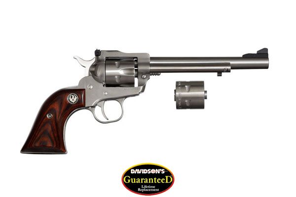 RUGER SNGL-SIX 22LR/WMR 6.5" STN 6RD - for sale