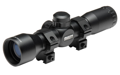 CRICKETT 4X32MM SCOPE MIL-DOT W/RINGS BLACK MATTE - for sale