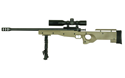 CRICKETT PRECISION RIFLE 22LR BLUED/FDE THREADED W/SCOPE - for sale