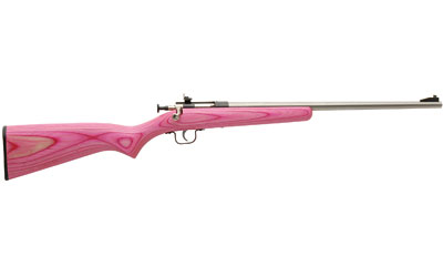 CRICKETT RIFLE G2 .22LR S/S PINK/BLACK LAMINATE - for sale