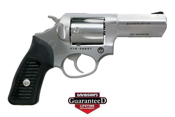 RUGER SP101 357MAG 3" STN 5RD - for sale