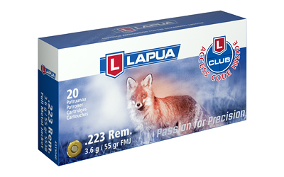 LAPUA 223 REM 55GR FMJ 20/600 - for sale