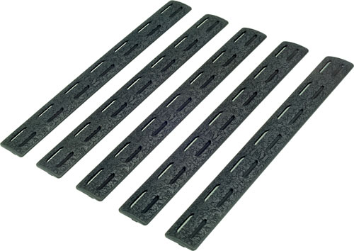 BCM RAIL PANEL KIT M-LOK 5.5" BLACK 5 PACK - for sale