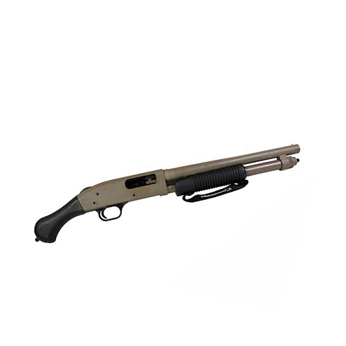 MOSSBERG 590 SHOCKWAVE 12GA 3" 6RD CORNCOB FOREND FDE/CERAKOT - for sale