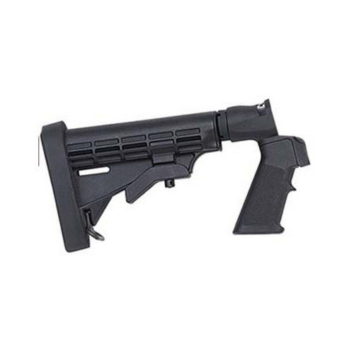 MOSSBERG STOCK FLEX 6-POSITION STOCK BLACK SYN W/RECOIL PAD - for sale