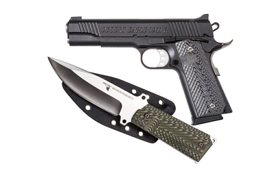 DE 1911 45ACP 5" 8RD BLK FS W/KNIFE - for sale