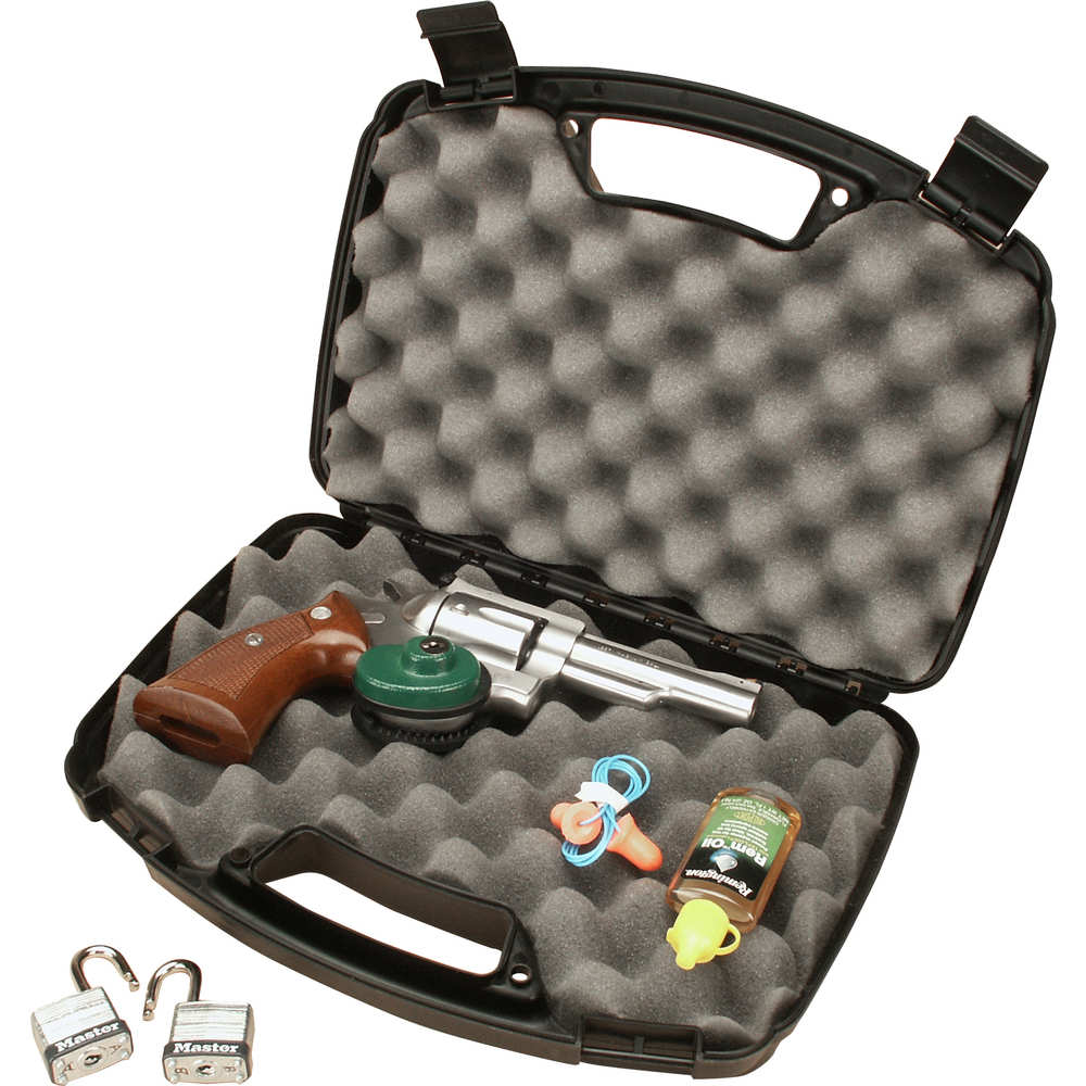 mtm case-gard - Single Handgun Case - SNAP LATCH 1-HANDGUN CASE - BLACK for sale