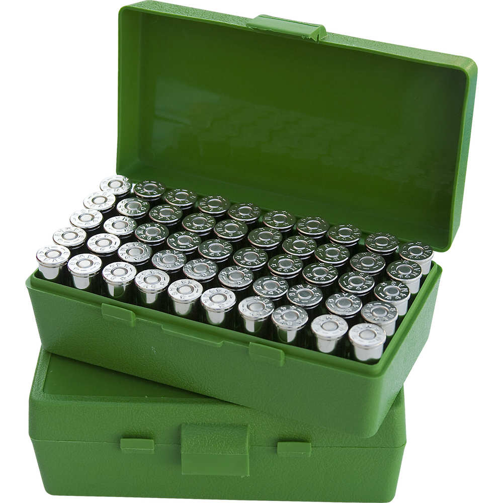 mtm case-gard - Ammo Box - P50 XLG HNDGN AMMO BOX 50RD - GREEN for sale