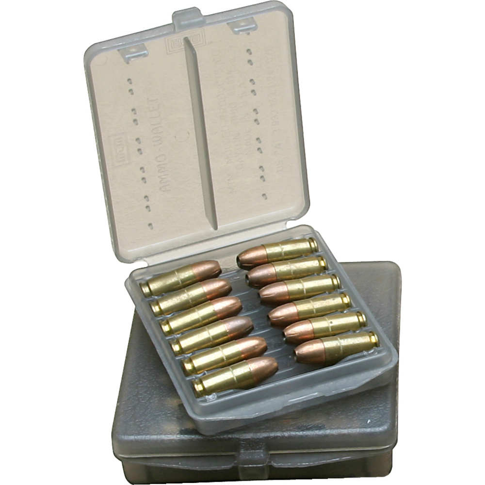 mtm case-gard - Handgun Ammo Wallet - AMMO WALLET MED HNDGN 12RD - CLR SMOKE for sale