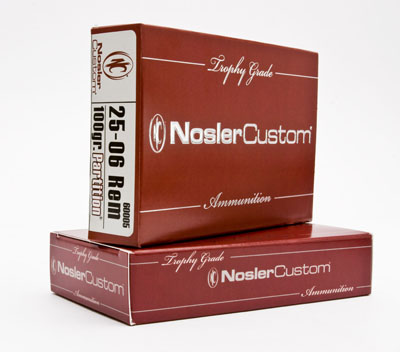 NOSLER 25-06 100GR PT 20/200 - for sale