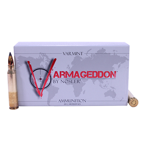 NOSLER VARMAGEDDON 223 REM 55GR FBT 20RD 20BX/CS - for sale